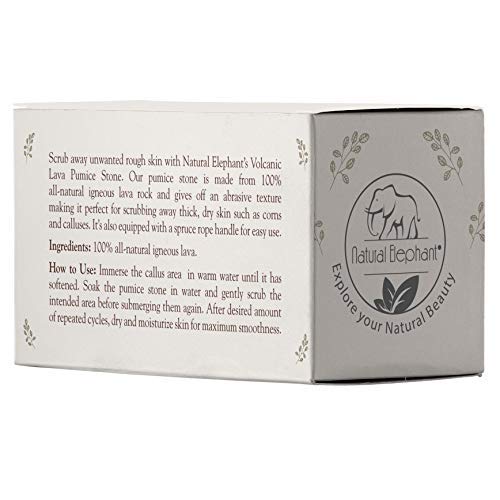Natural Elephant Natural Volcanic Lava Pumice Stone Callus and Foot Pedicure ...