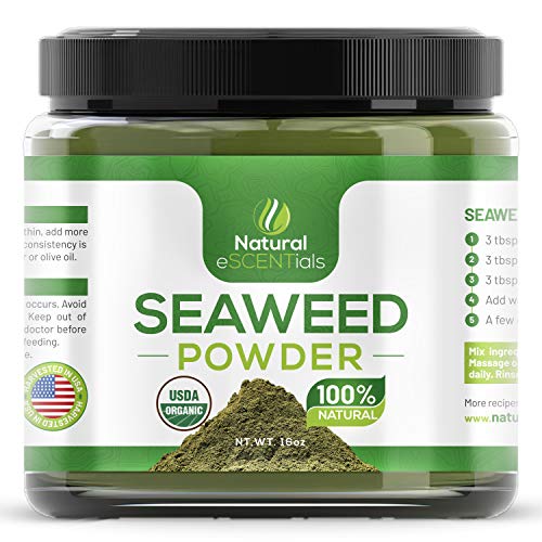 Sea Kelp USDA Organic 1 Lb - Kosher Certified Seaweed Powder - Kelp Powder Or...