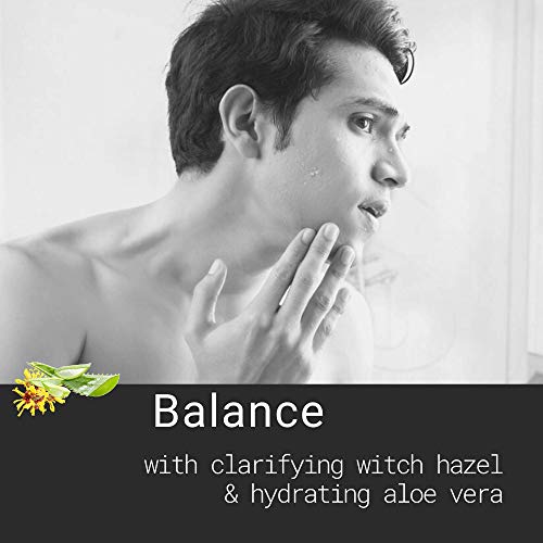 Mens Face Toner by Natural Outcome Skincare, Alcohol Free Pore Cleansing Faci...