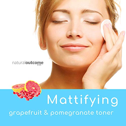 Oily Skin Control Toner for Face by Natural Outcome Skincare - Alcohol Free W...