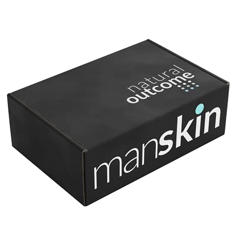 Skincare Kit for Men by Natural Outcome - Anti Aging Daily 3 Step Face Care R...