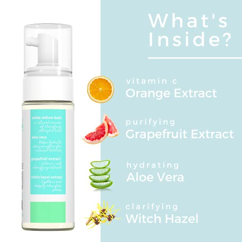 Teen Skin Gentle Foaming Face Wash by Natural Outcome Skin Care - Boys & Girl...