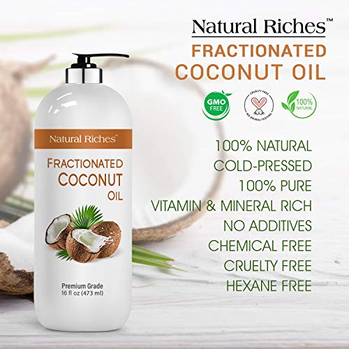 Fractionated Coconut Oil Relaxing Massage Oil liquid carrier oil for diluting...