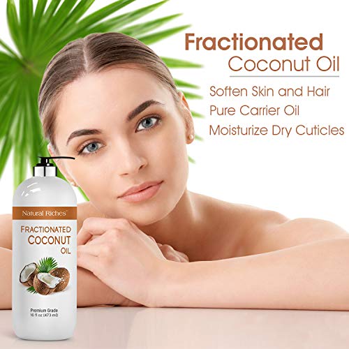 Fractionated Coconut Oil Relaxing Massage Oil liquid carrier oil for diluting...