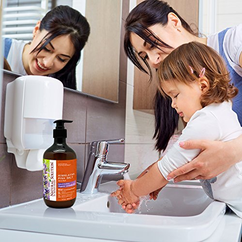Natural Solution Himalayan Pink Salt Liquid Hand Soap,Relax & Purifying,Laven...