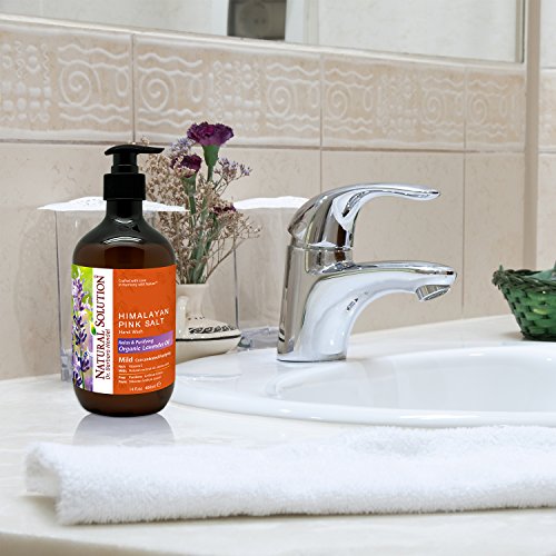 Natural Solution Himalayan Pink Salt Liquid Hand Soap,Relax & Purifying,Laven...