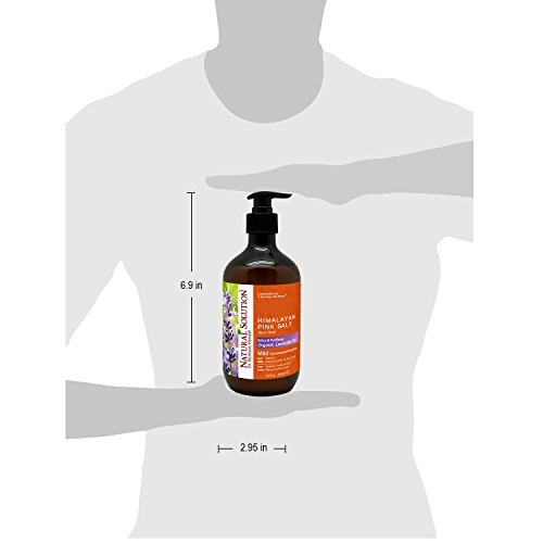 Natural Solution Himalayan Pink Salt Liquid Hand Soap,Relax & Purifying,Laven...