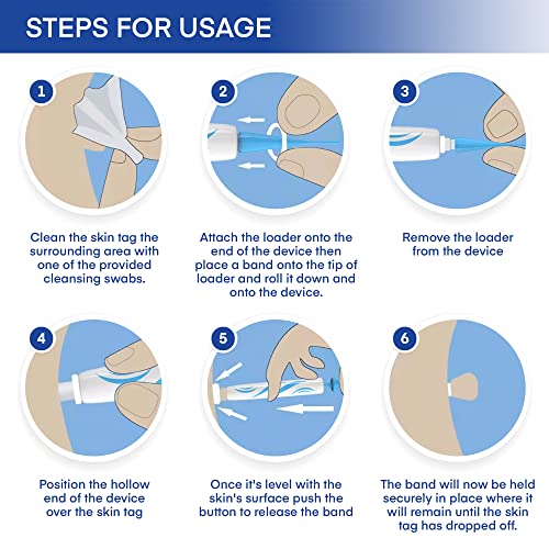 Natural Vine Skin Tag Remover Device Kits, for 2-8mm Tags, for All Body Parts...