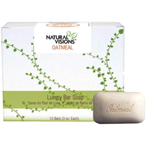 Natural Visions Bar Soap Oatmeal - 12 Pack Coconut Lime Fragrance
