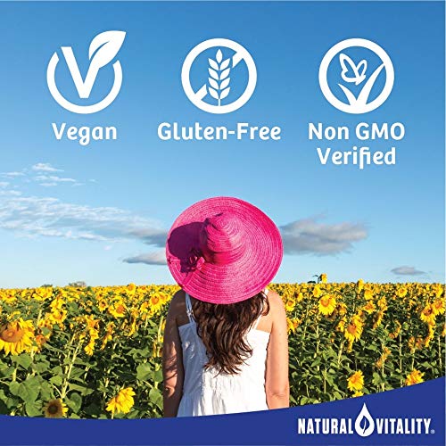 Natural Vitality Calm, Magnesium Citrate Supplement, Anti-Stress Drink Mix Po...