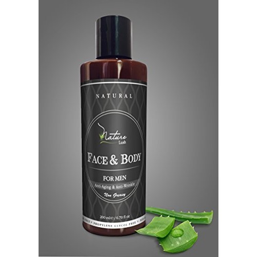 Aftershave & Body Cream for Men. Natural and Organic. Anti-Aging & Sun Protec...