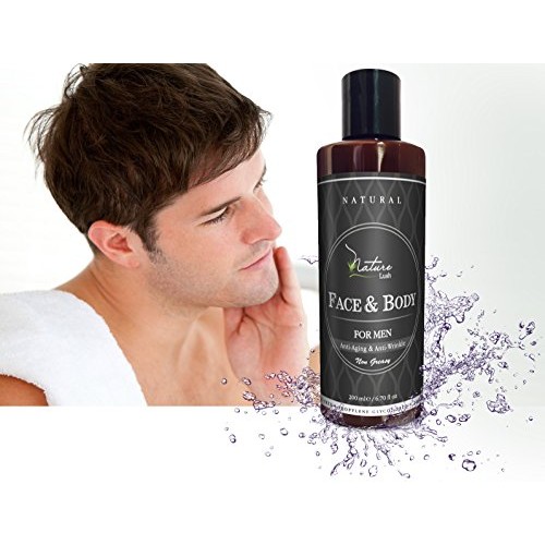 Aftershave & Body Cream for Men. Natural and Organic. Anti-Aging & Sun Protec...
