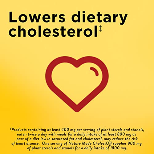 Nature Made CholestOff Complete, Dietary Supplement for Heart Health Support,...
