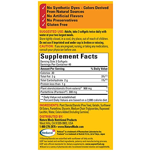 Nature Made CholestOff Complete, Dietary Supplement for Heart Health Support,...