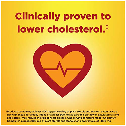 Nature Made CholestOff Original Caplets, 120 Count for Heart Health