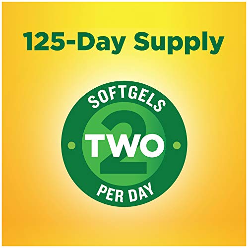 Nature Made Fish Oil 1000 mg, 250 Softgels Value Size, Fish Oil Omega 3 Suppl...