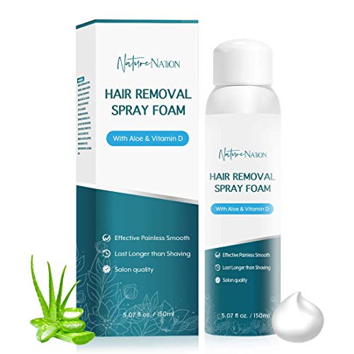 Hair Removal Spray Foam- Nature Nation Hair Removal Cream - Newest Formula wi...