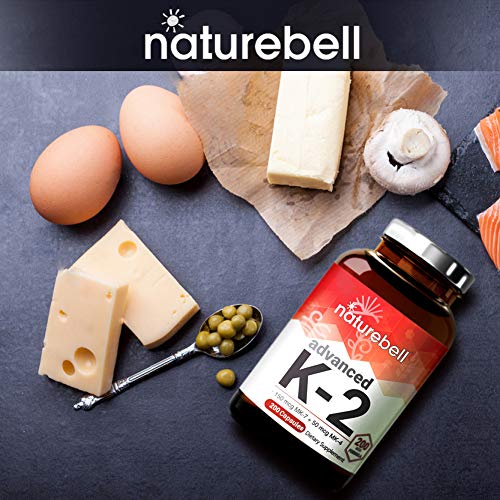 Full Spectrum Vitamin K2 Supplement with MK-7 & MK-4, 200 mcg, 200 Capsules, ...