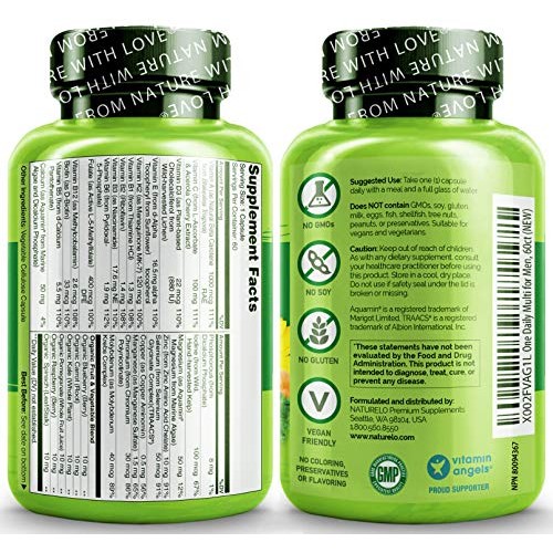 NATURELO One Daily Multivitamin for Men - with Vitamins & Minerals + Organic ...