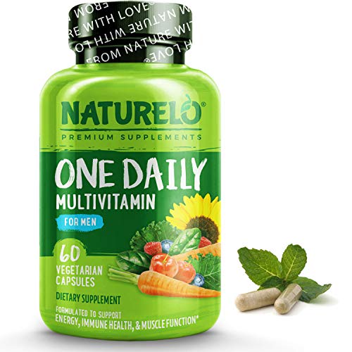 NATURELO One Daily Multivitamin for Men - with Vitamins & Minerals + Organic ...