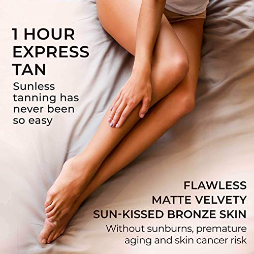 Naturena Self Tanner Tanning Mousse with Organic & Natural Ingredients, Tanni...