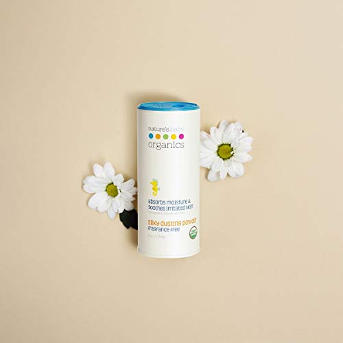 Nature's Baby Organics Baby Powder Corn Free/Talc Free Diaper Dusting Powder ...