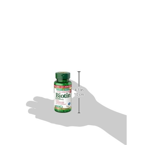 Biotin by Nature's Bounty, Vitamin Supplement, Supports Metabolism for Energy...