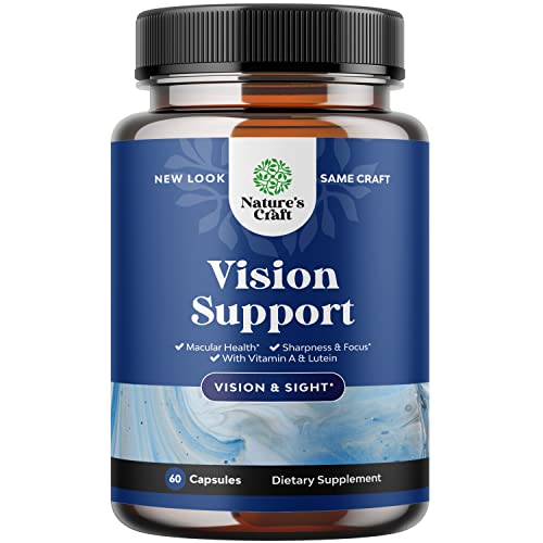 Lutein 20mg Eye Health Supplements - Eye Supplements for Adults with Bilberry...
