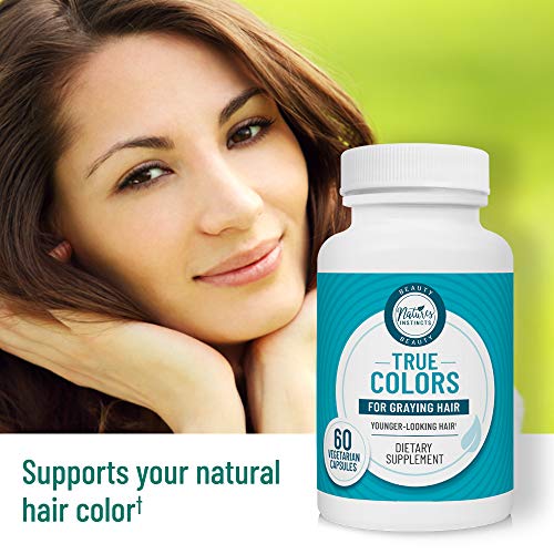 Natures Instincts True Colors Supplement for Graying Hair with Folate, Biotin...