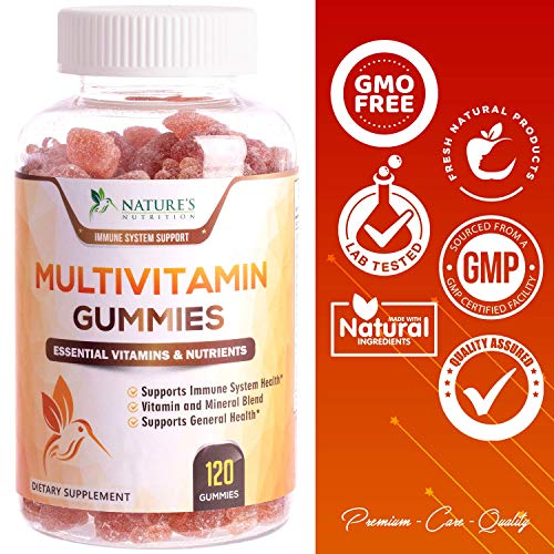 Adult Multivitamin Gummies Extra Strength Immune Support with Zinc, Vitamins ...