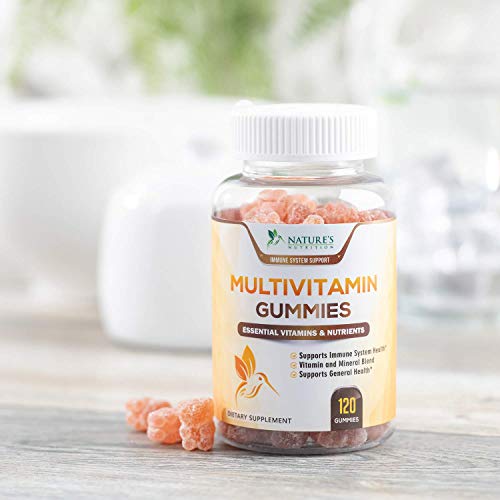Adult Multivitamin Gummies Extra Strength Immune Support with Zinc, Vitamins ...