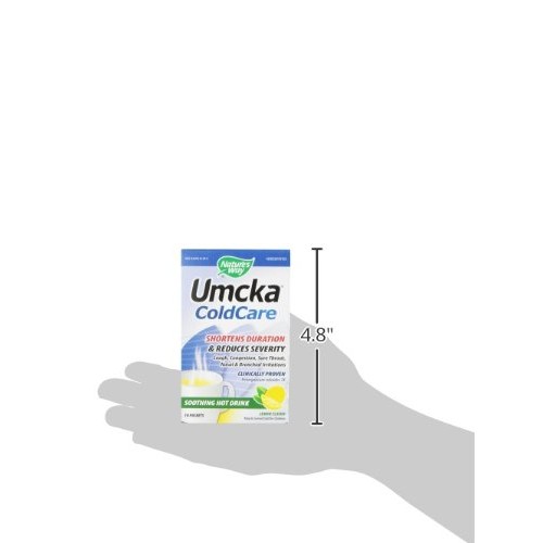 Nature's Way Umcka ColdCare Soothing Hot Drink Mix, Feel Better Faster, Clini...