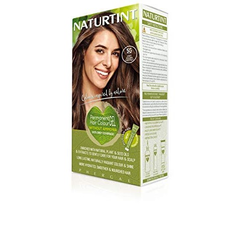 Naturtint Hair Color Permanent, 5G Light Golden Chestnut, 5.28 Ounce