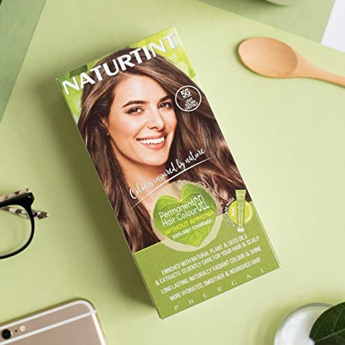Naturtint Hair Color Permanent, 5G Light Golden Chestnut, 5.28 Ounce