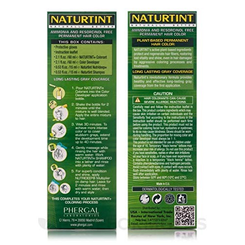 Naturtint Permanent Hair Color 6G Dark Golden Blonde (Pack of 1), Ammonia Fre...