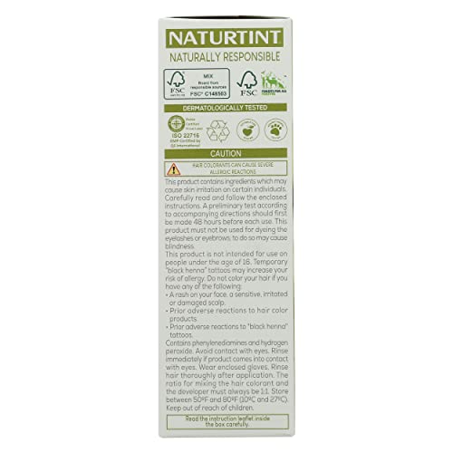 Naturtint Permanent Hair Color 6G Dark Golden Blonde (Pack of 1), Ammonia Fre...