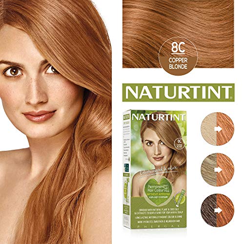 Naturtint Permanent Hair Colour 8C Copper Blonde | Plant Enriched Radiant Col...