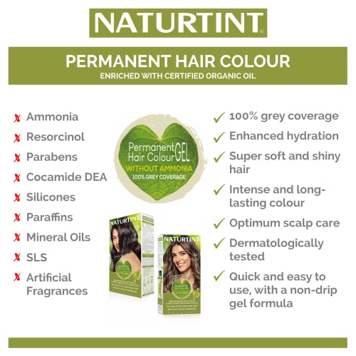 Naturtint Permanent Hair Colour 8C Copper Blonde | Plant Enriched Radiant Col...