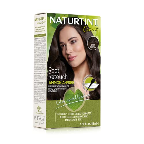 Naturtint Root Retouch Ammonia-Free Permanent Hair Color (Dark Brown)
