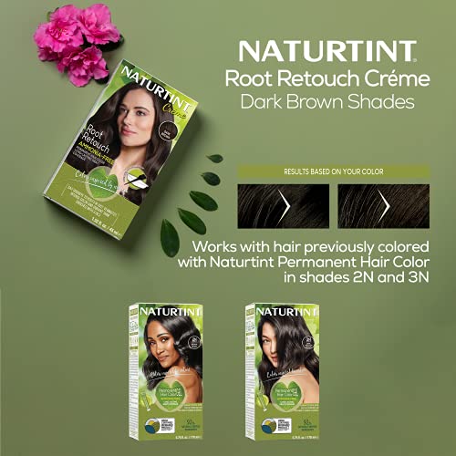 Naturtint Root Retouch Ammonia-Free Permanent Hair Color (Dark Brown)