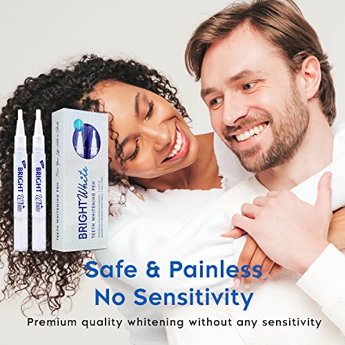 Teeth Whitening Pen (2 Pens), 35% Carbamide Peroxide, Fast Result, Painless a...