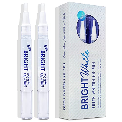 Teeth Whitening Pen (2 Pens), 35% Carbamide Peroxide, Fast Result, Painless a...