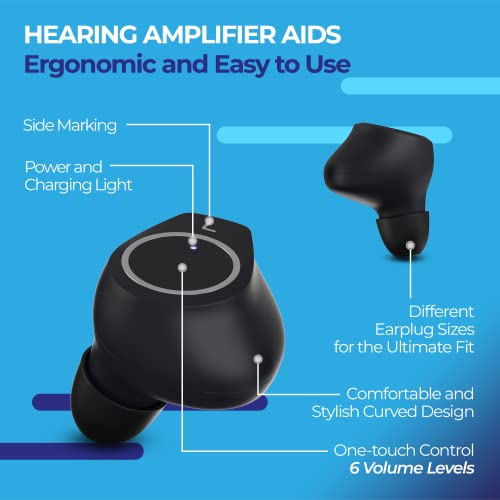 NAVASSU Advanced Hearing Aids for Seniors | Hearing Aid Amplifier with Portab...