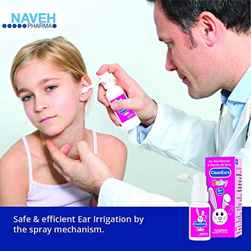 NAVEH PHARMA CleanEars Baby - Earwax Removal Kit Spray Ear Wax Softener Clean...