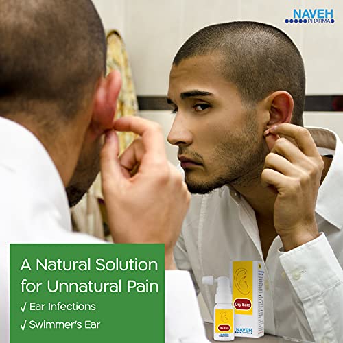 NAVEH PHARMA Dry Ears -Swimmers Ear Drops Spray - Ear Drying Drops for Swimme...