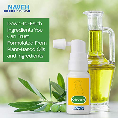 NAVEH PHARMA Otic Guard Natural Ear Wax Removal Spray – Herbal-Oil Blend for ...