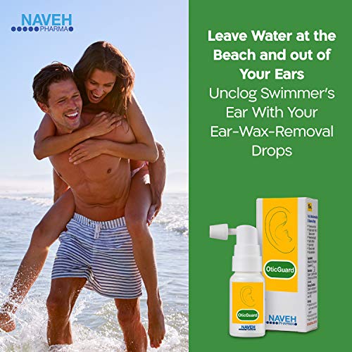 NAVEH PHARMA Otic Guard Natural Ear Wax Removal Spray – Herbal-Oil Blend for ...