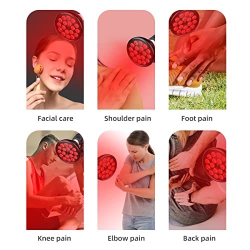 Naviocean Infrared Red Light Therapy Lamp with Stand 38"-79" Adjustable Heigh...