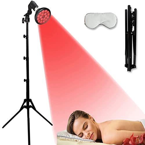 Naviocean Infrared Red Light Therapy Lamp with Stand 38"-79" Adjustable Heigh...