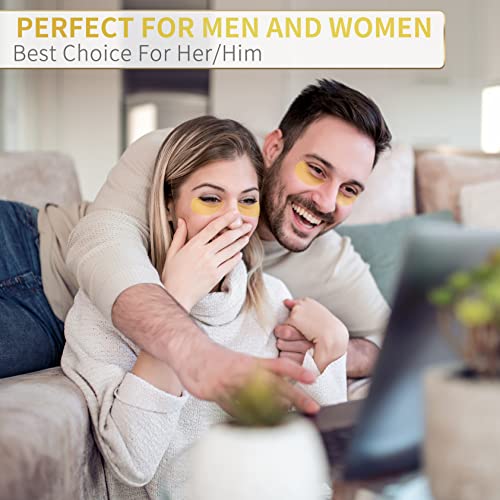 Under Eye Patches - 30 Pairs - 24K Gold Eye Mask- Puffy Eyes & Dark Circles T...